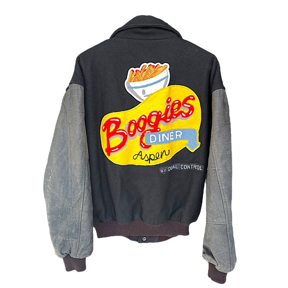 Boogies Diner 90s Sitcom Show Aspen Dual Control Wool Jacket Tv Series Vintage